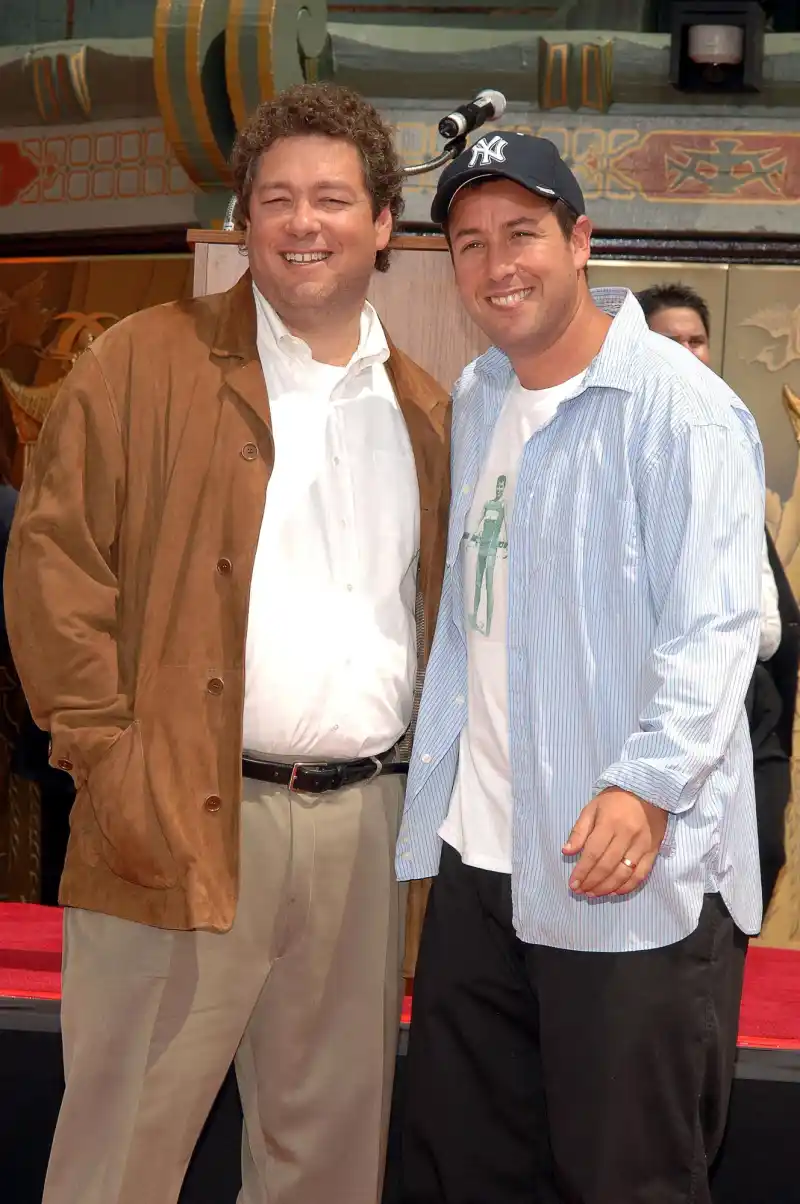 Meet Adam Sandler s Family Wife Jackie Daughters Sadie and Sunny and More 260Scott Sandler and Adam Sandler ADAM SANDLER HANDPRINT AND FOOTPRINT CEREMONY, LOS ANGELES, AMERICA - 17 MAY 2005