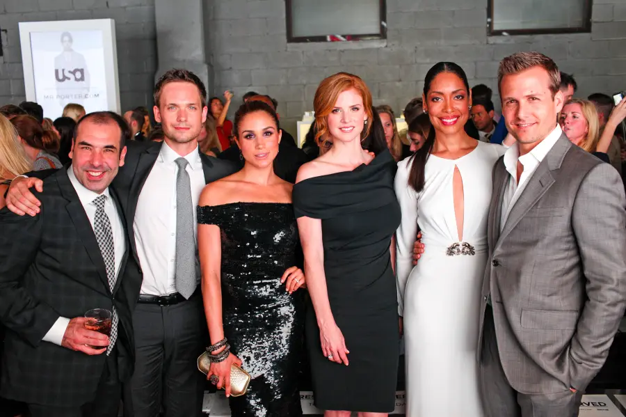 Meghan Markle and Patrick J Adams Sweet Friendship