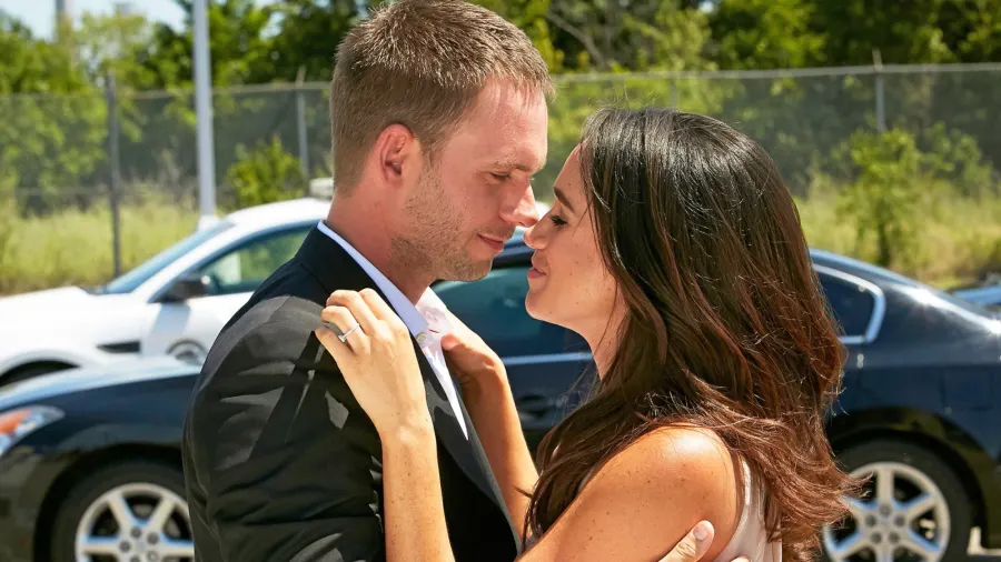 Meghan Markle and Patrick J Adams Sweet Friendship