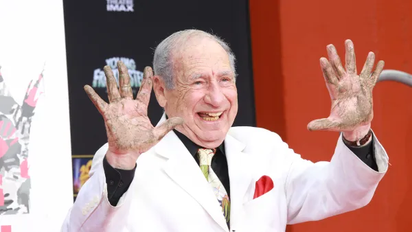 Mel Brooks Wears Fake 11th Finger for Walk of Fame Handprint: Photos