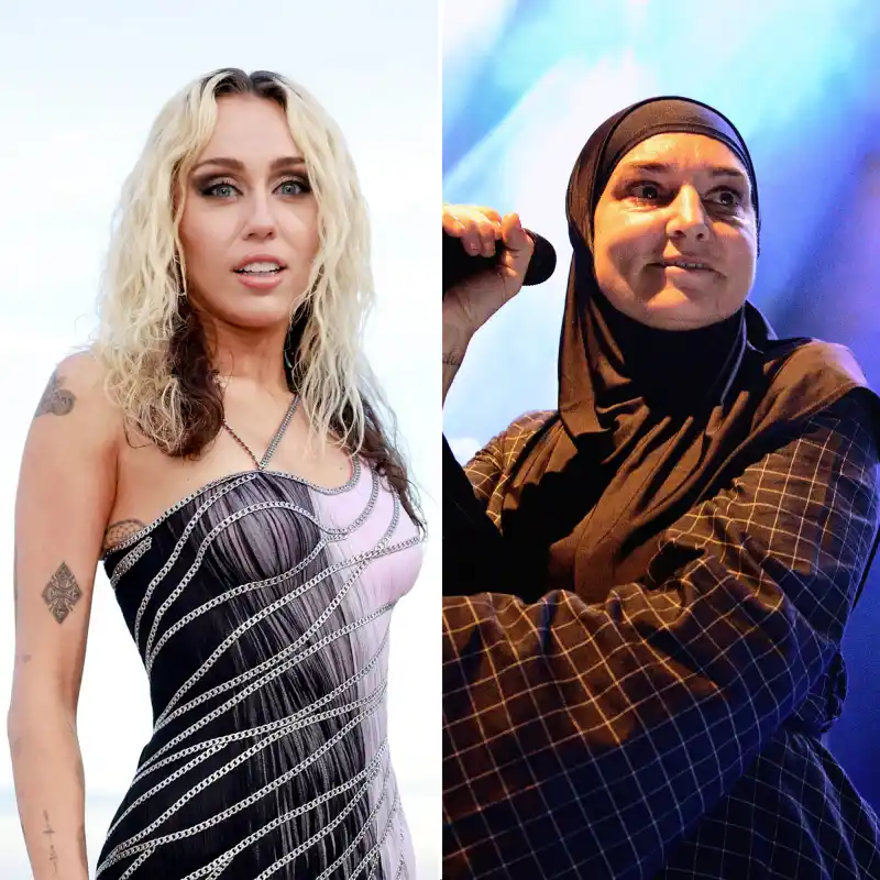Miley Cyrus Looks Back on Her Feud With Sinead OConnor - And Dedicates a Song in Her Honor