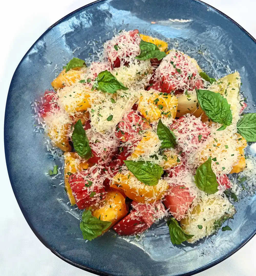 News Anchor Rosanna Scotto&rsquo;s Seasonal Heirloom Tomato and Watermelon Salad: Recipe