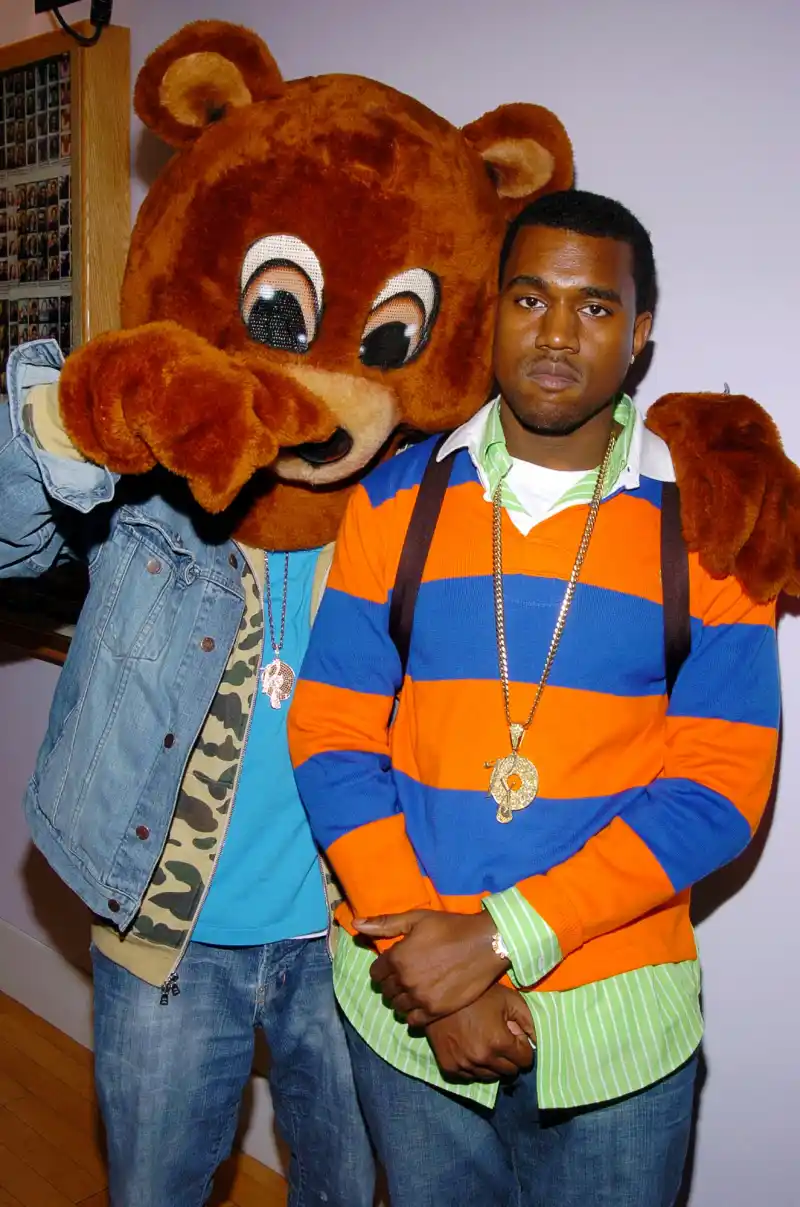 North West Revives Kanye s Striped Polo 267 Kanye West and Raven Visit MTV's "TRL" - February 10, 2004