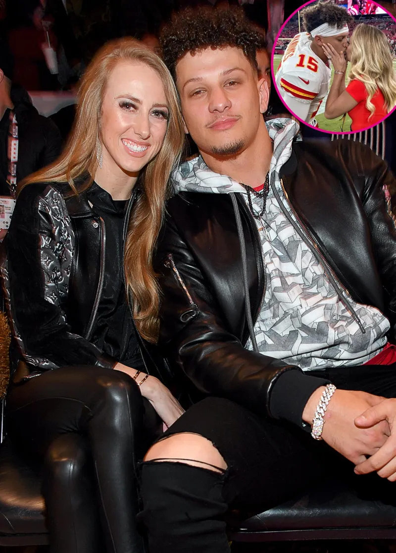 Patrick Mahomes and Wife Brittany Matthews Share Sweet Sideline Kiss at Chiefs 1st Preseason Win 417