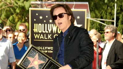 Paul McCartney Receives a Star on the Hollywood Walk of Fame