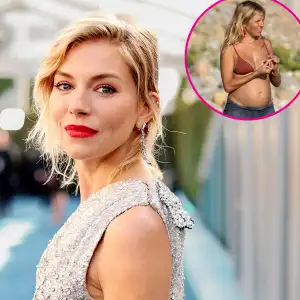 Pregnant Sienna Miller's Best Baby Bump Pics Before Welcoming Baby No. 2, First With Oli Green