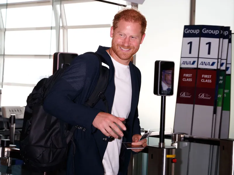 Prince Harry departs for Singapore, Tokyo, Japan