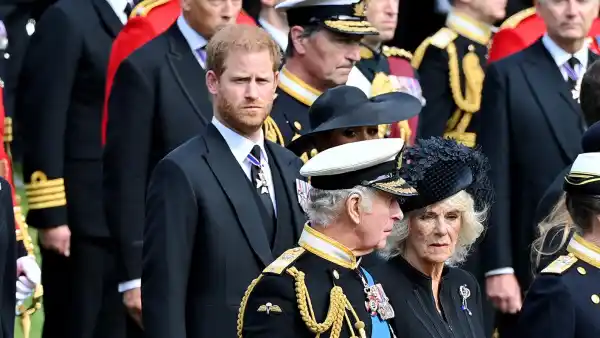Royal Family Removes HRH From Prince Harry s Bio 324 The State Funeral of Her Majesty The Queen, Gun Carriage Procession