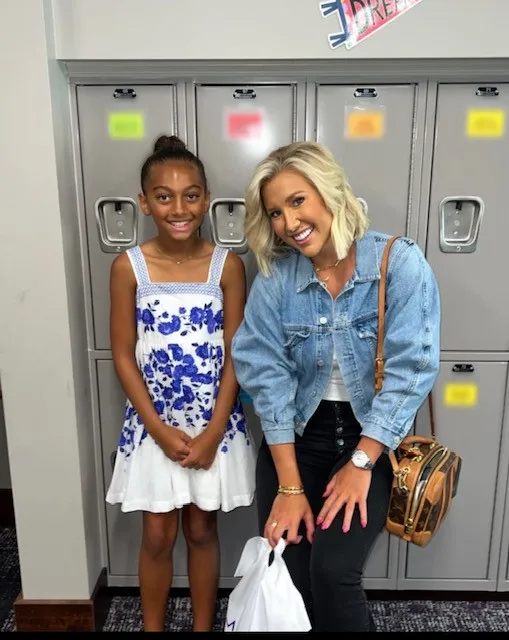 Savannah Chrisley and Chloe 1st day of 5th Grade