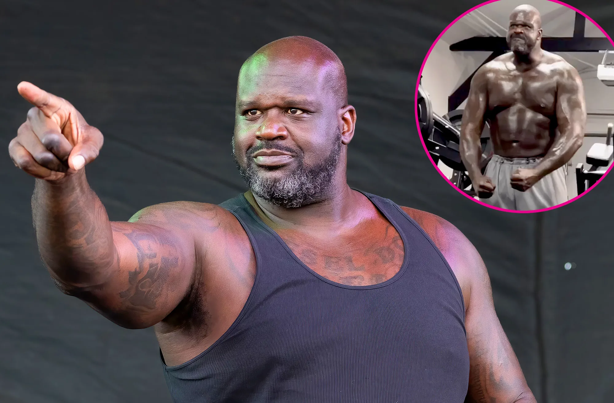 Shaq Rips Off His Shirt During Workout to Reveal His Insanely Toned Abs: Watch