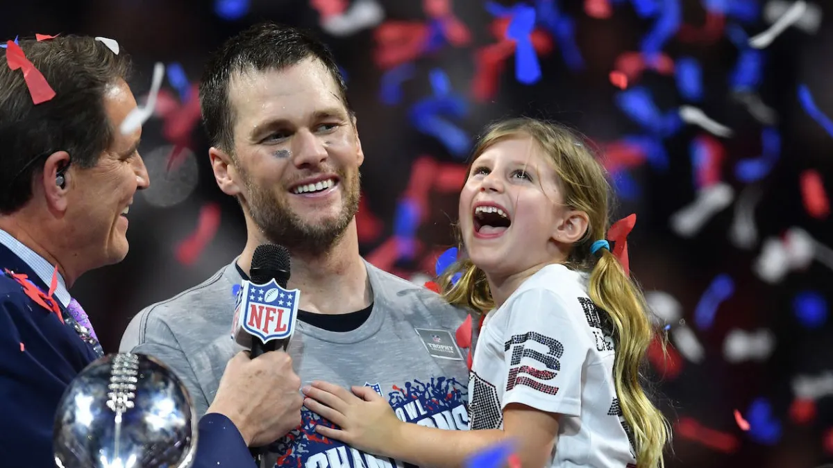 Tom Brady and daughter Vivian