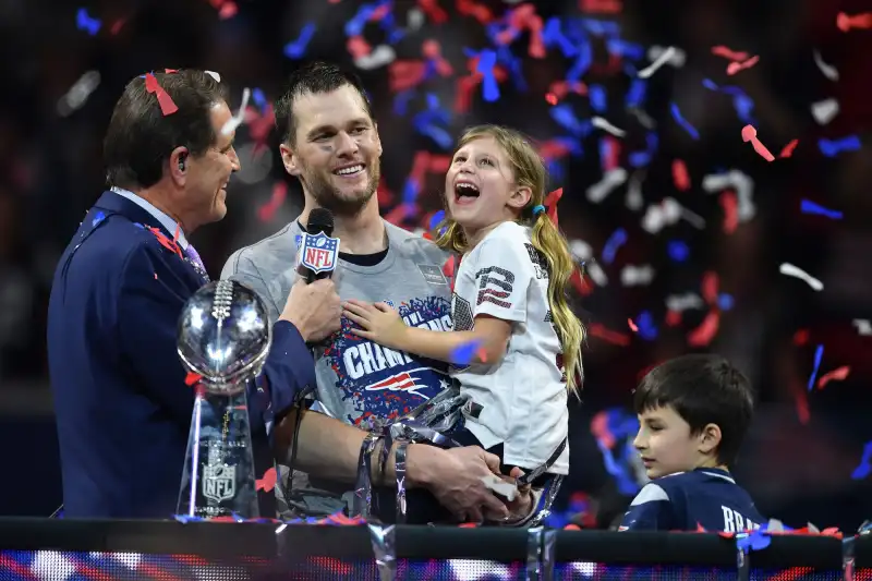 Tom Brady and daughter Vivian
