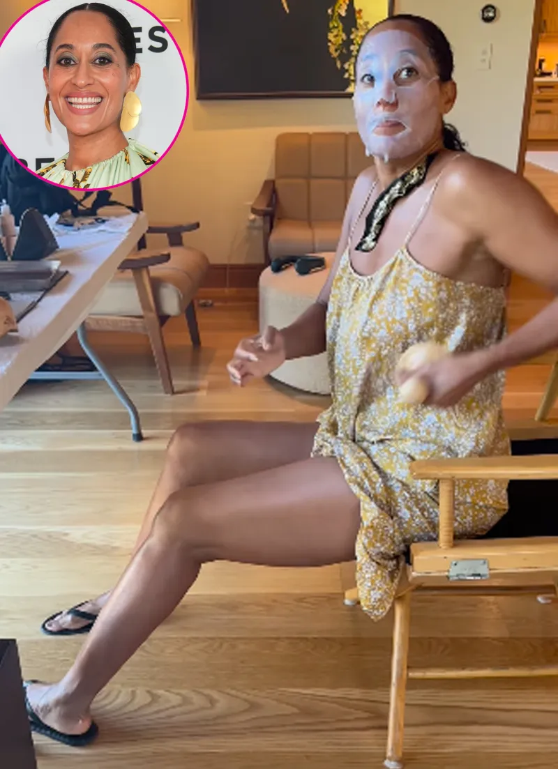 Tracee Ellis Ross Aggressively Uses Beauty Tools