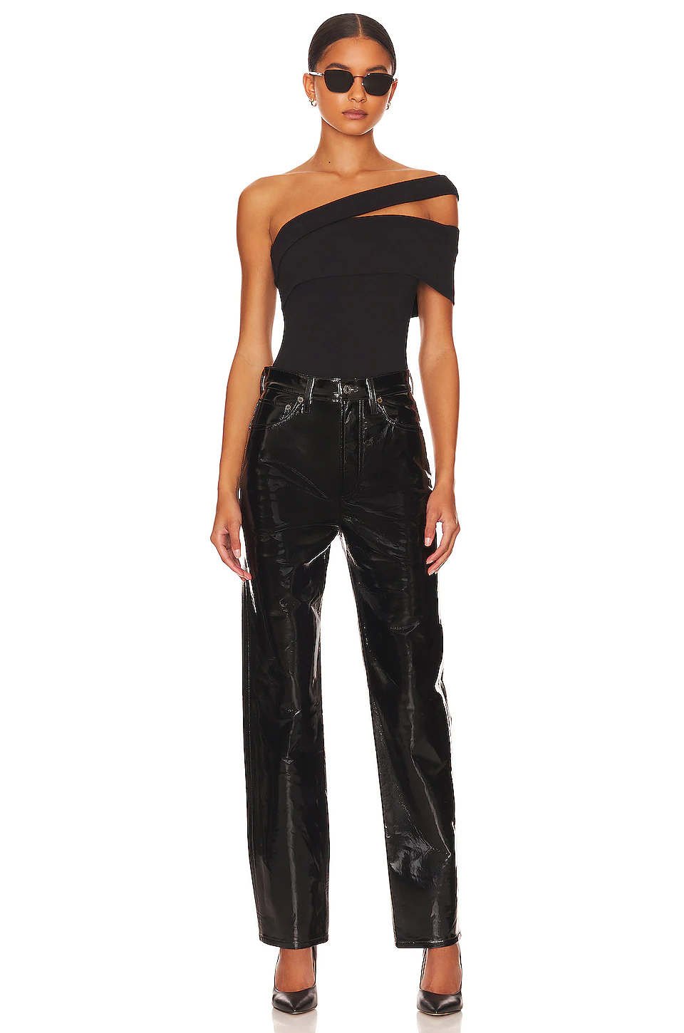 Agolde leather pants