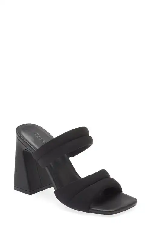 Open Edit Stella Sandal in Black at Nordstrom, Size 8