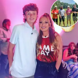 Teen Mom Star Maci Bookout Son Bentley Goes Golfing With Dad
