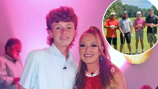 Teen Mom Star Maci Bookout Son Bentley Goes Golfing With Dad