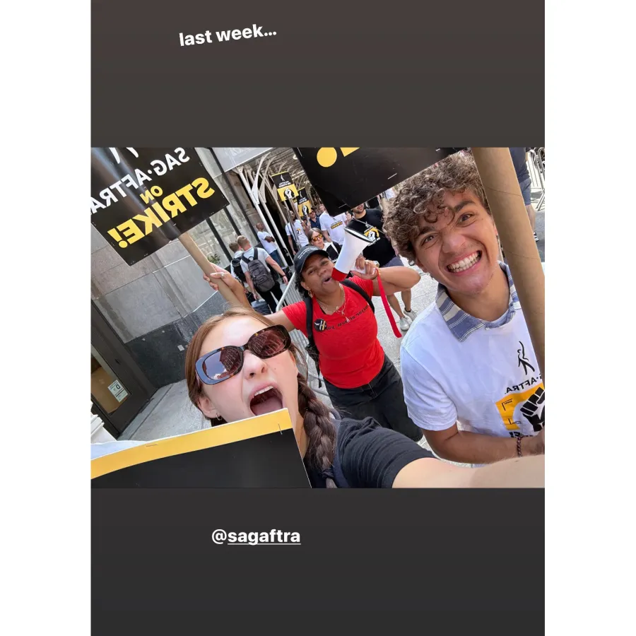 Every Cast Reunion at the SAG-AFTRA Strike Picket Line 'The Summer I Turned Pretty'