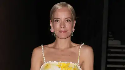 lily-allen-yellow-mini-dress