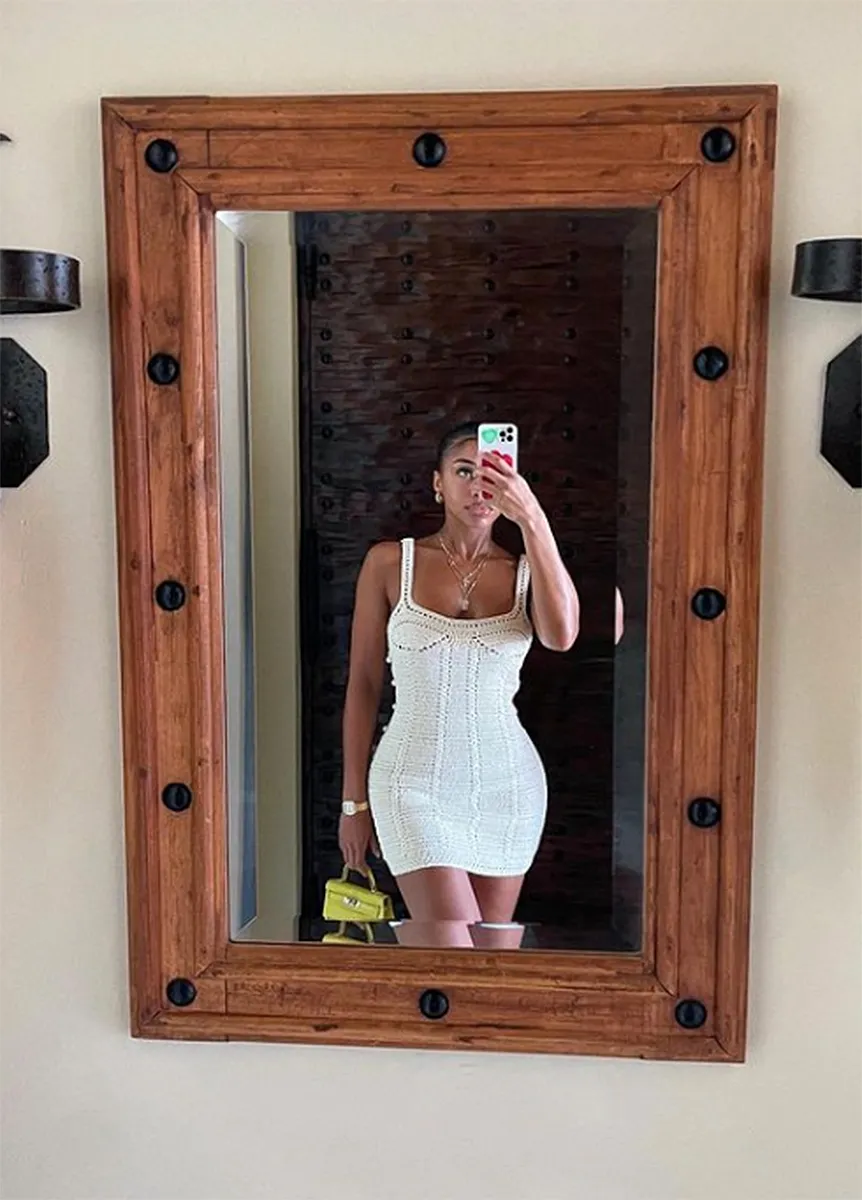 lori-harvey-crochet-white-dress