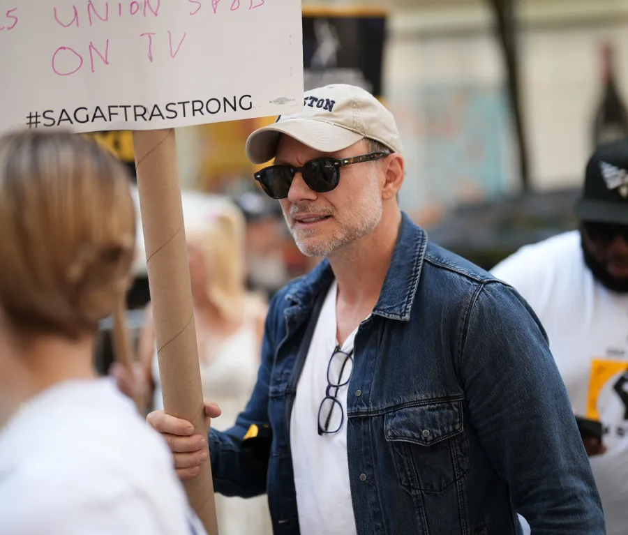 SAG-AFTRA Strike Picket Line, New York, USA - 09 Aug 2023