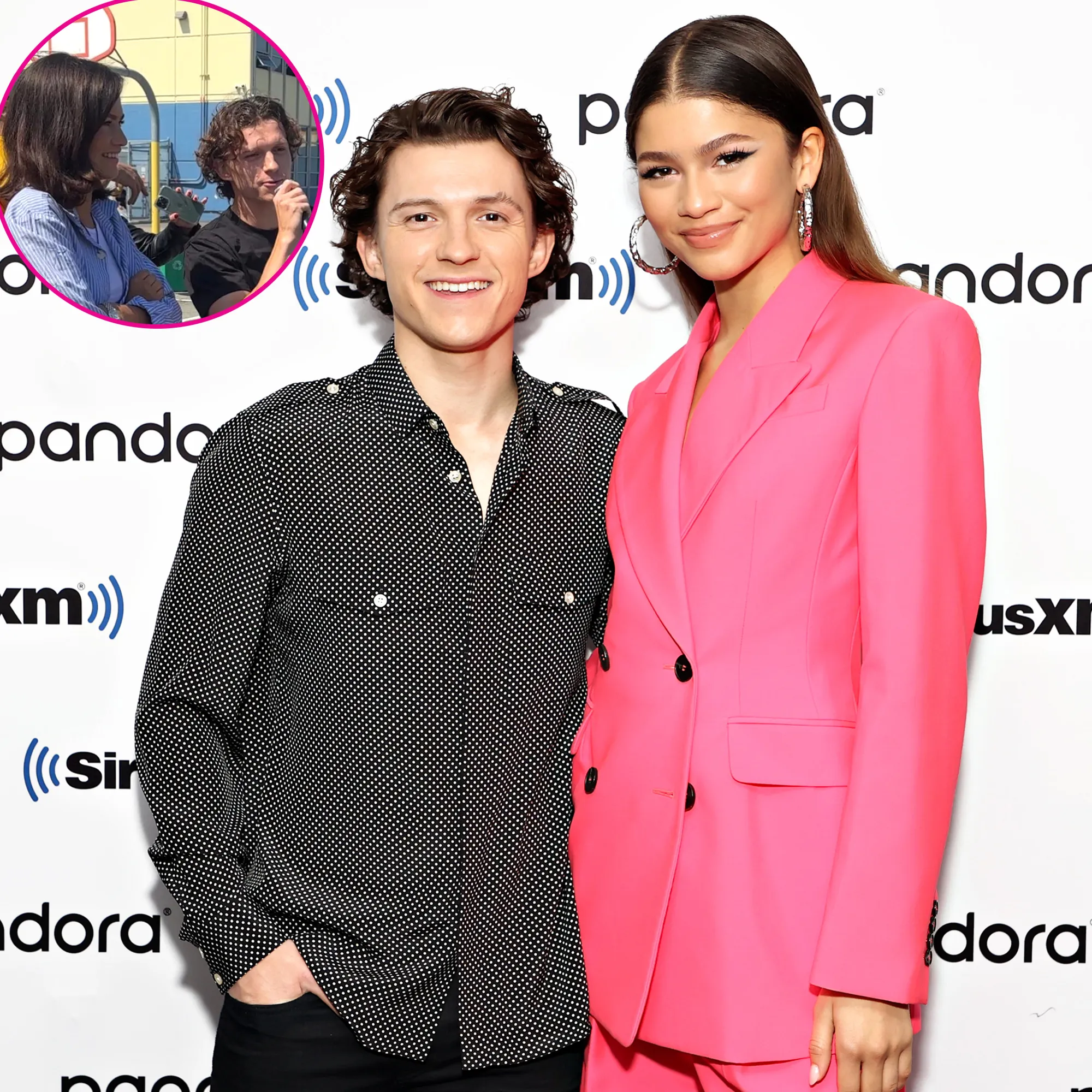 Zendaya Brings Tom Holland to Visit West Oakland Middle School With Hoop Bus and Project Backboard