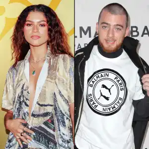 Zendaya Visits Mural of 'Euphoria' Costar Angus Cloud in L.A. Weeks After His Death