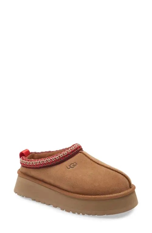 UGG(r) Tazz Platform Slipper in Chestnut at Nordstrom, Size 7
