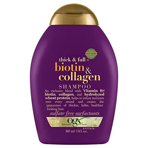 OGX Thick & Full Biotin & Collagen Volumizing Shampoo for Thin Hair
