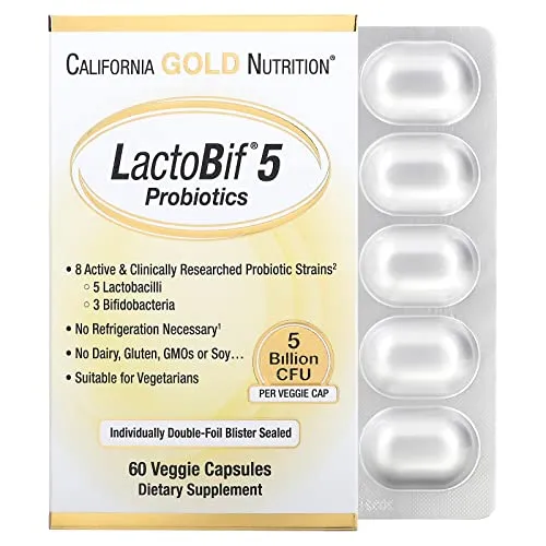 California Gold Nutrition LactoBif 5 Probiotics