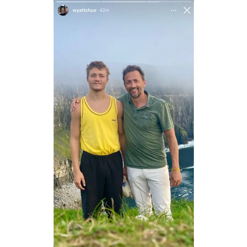 Andrew Shue Family Album With Wyatt