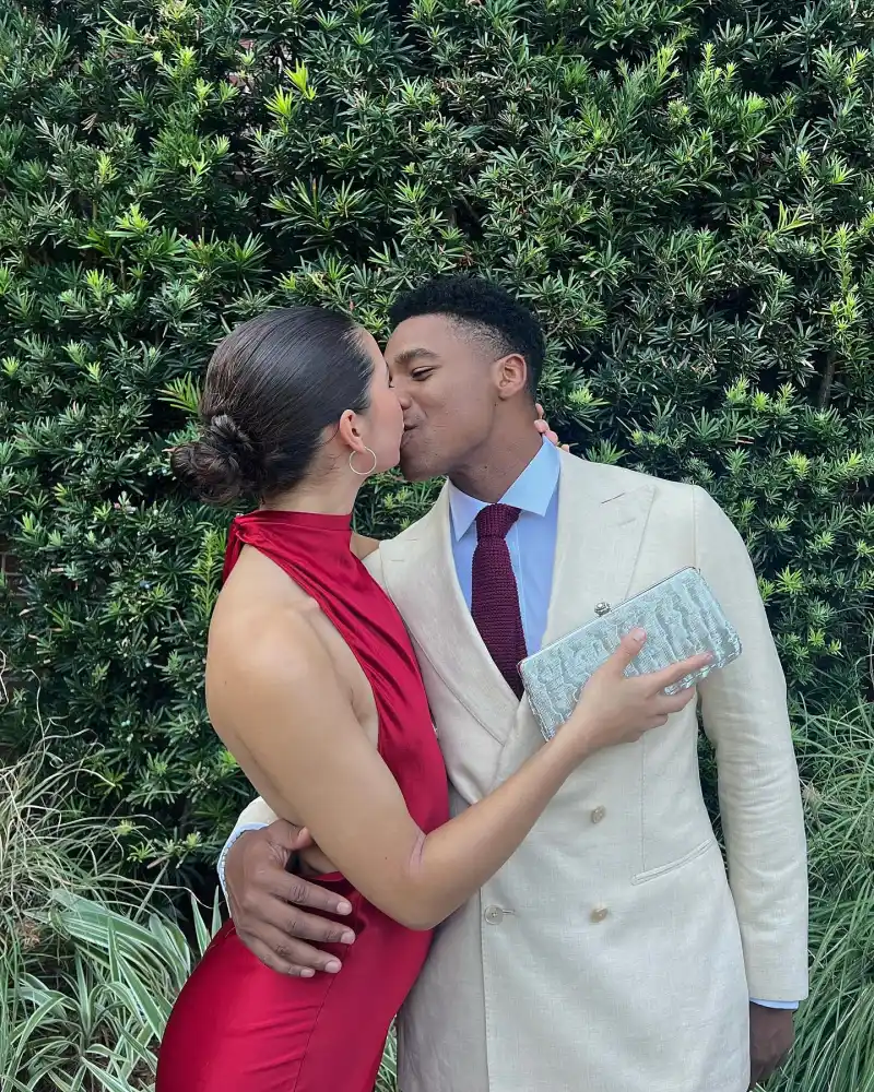 Andrew Spencer and Beca Michie Andrew Spencer Instagram 2 All the Bachelor Nation Couples Who Attended Joe Amabile and Serena Pitt 2nd Wedding