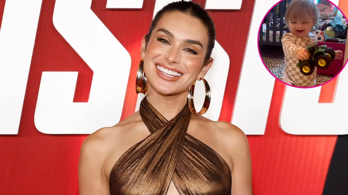 Ashley Iaconnettis Son Plays With Chris Soules Gift From Bachelor