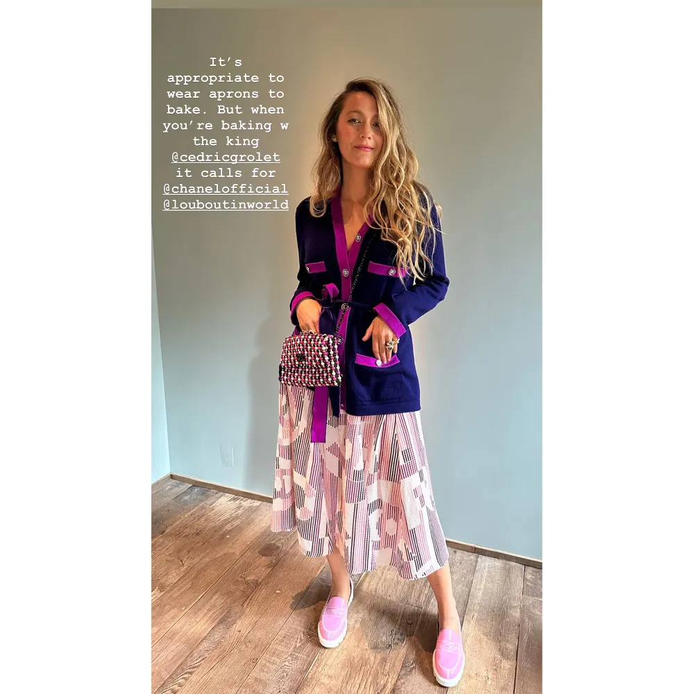 Blake Lively Bakes in Chanel Louboutins 3