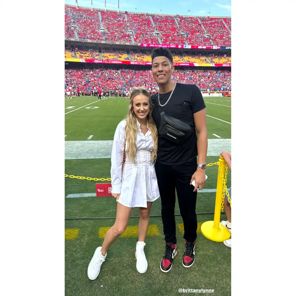 Brittany Mahomes and Brother-in-Law Jackson Cheer on Patrick at Kansas City&rsquo;s NFL Opener