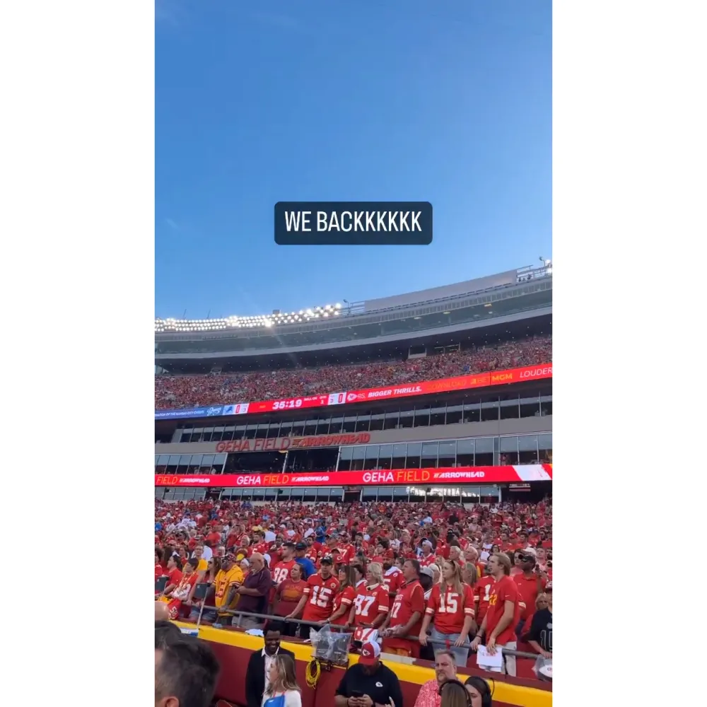 Brittany Mahomes and Brother-in-Law Jackson Cheer on Patrick at Kansas City&rsquo;s NFL Opener