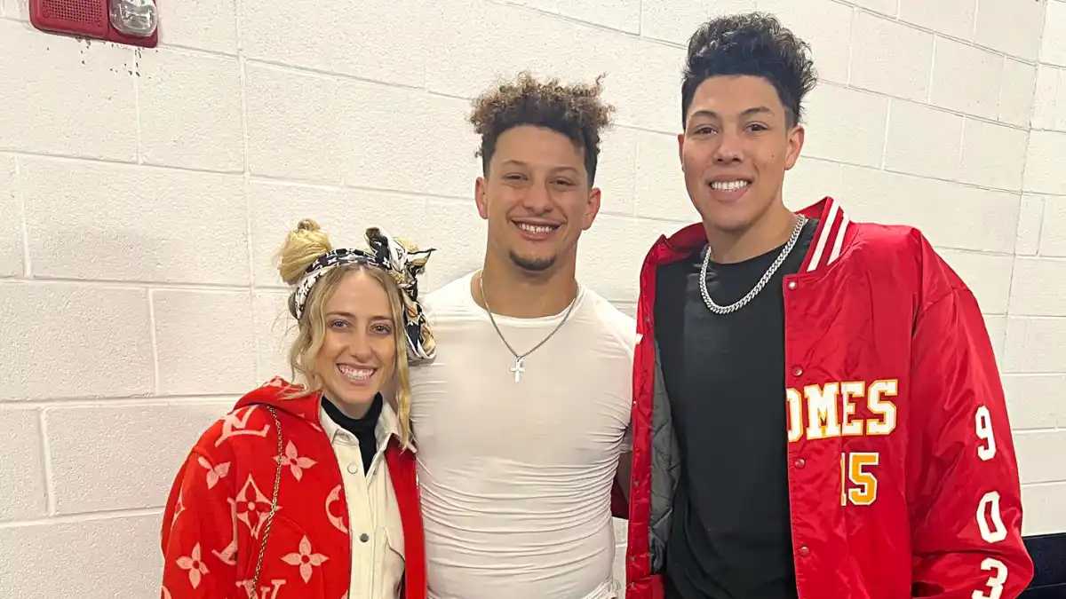 Brittany Mahomes and Brother-in-Law Jackson Cheer on Patrick at Kansas City’s NFL Opener