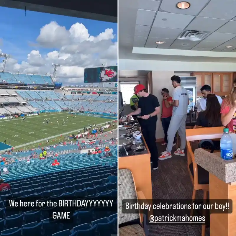Brittany Matthews Celebrates Husband Patrick Mahomes' 28th Birthday During Kansas City Chiefs Game