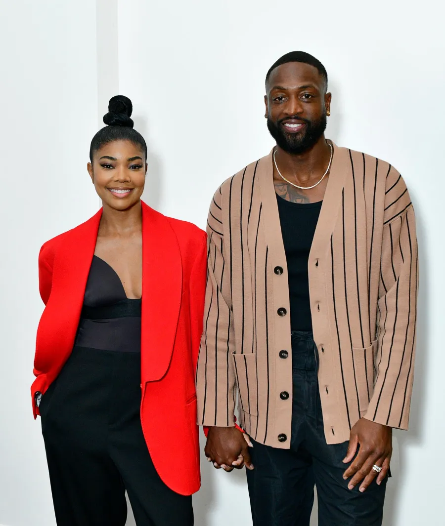 Celeb Couples Who Opened Up About Tackling Long-Distance Dating Prince Harry Meghan Markle and More GettyImages-1694052566 Gabrielle Union and Dwyane Wade