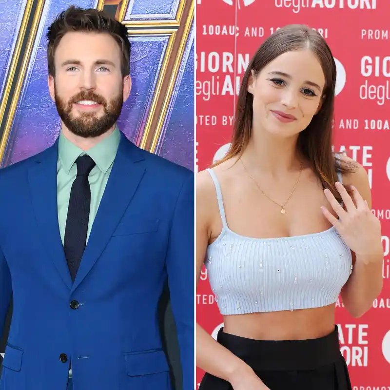 Chris Evans and Alba Baptista