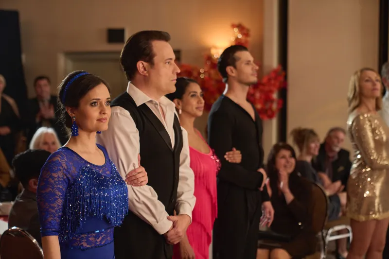 Danica McKellar David Hayden-Jones Gleb Savchenko Swing Into Romance Great American Family 02