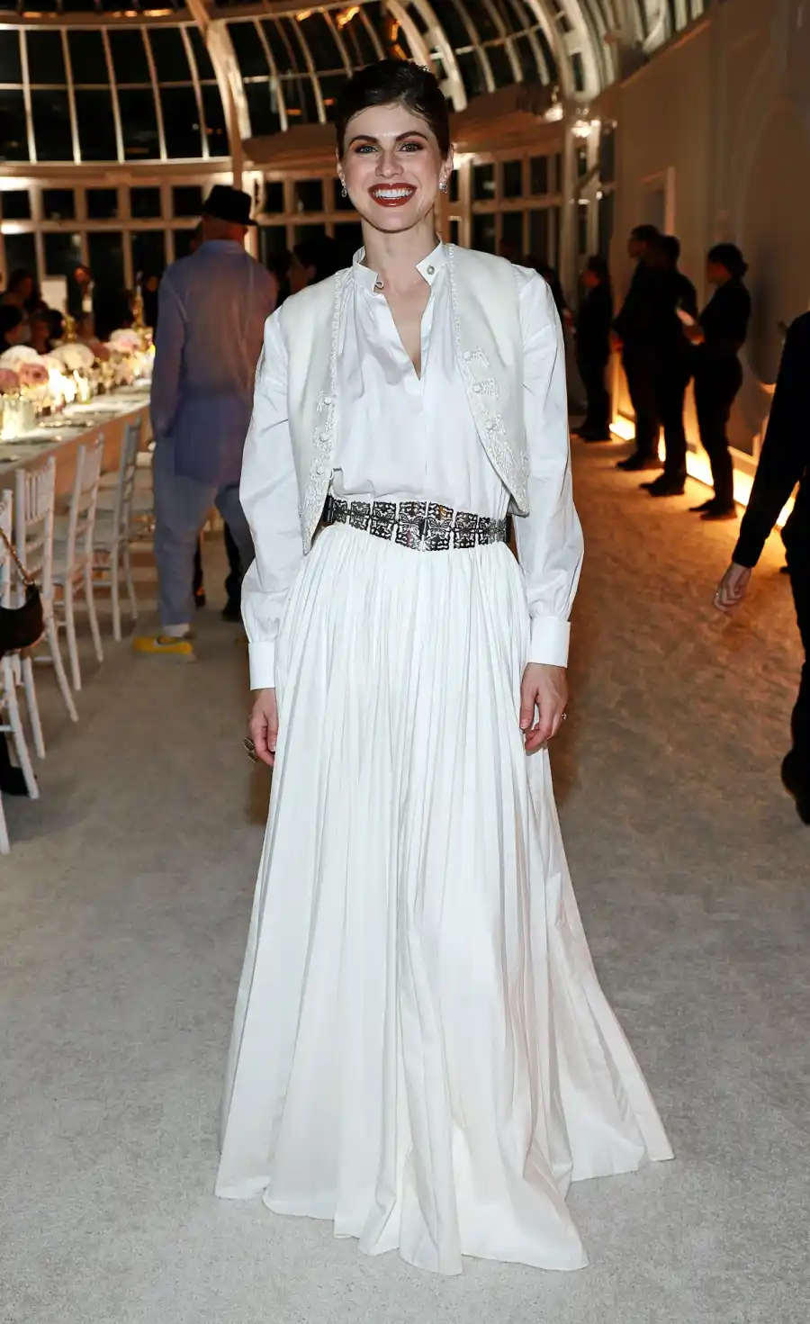 Dior s celebration at the Brooklyn Botanic Gardens 321 Alexandra Daddario