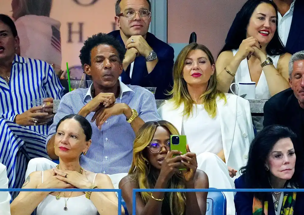 Ellen Pompeo and Husband Chris Ivery Serve Up Plenty of Love at US Open 3