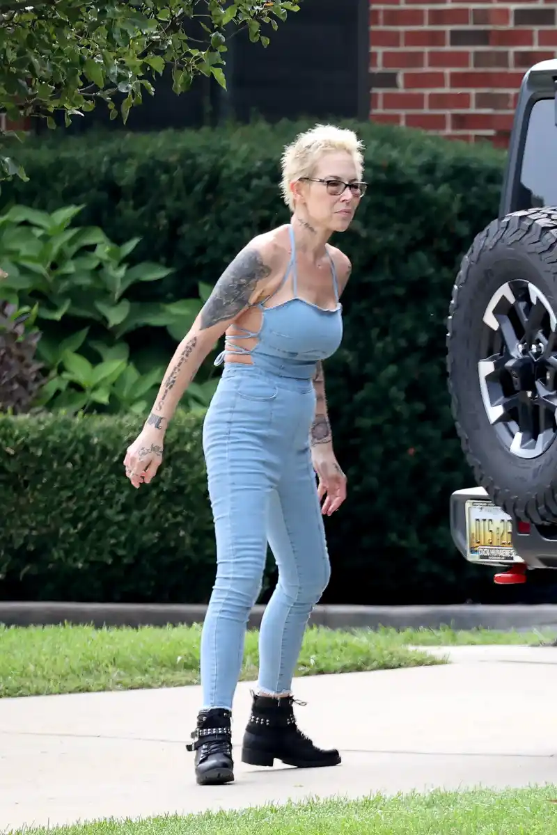 Eminem’s Ex-Wife Kim Mathers Spotted In Rare Outing Rocking New Look