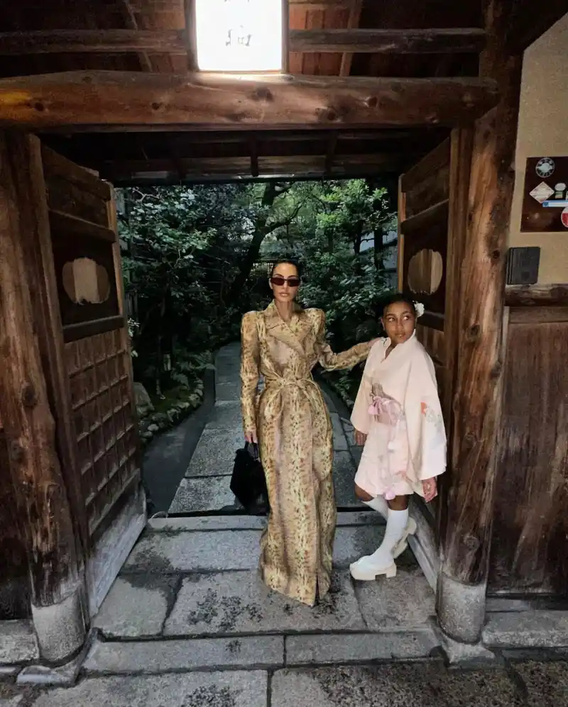 Feature Kim Kardashian Shares Boujee Tokyo Pics with North