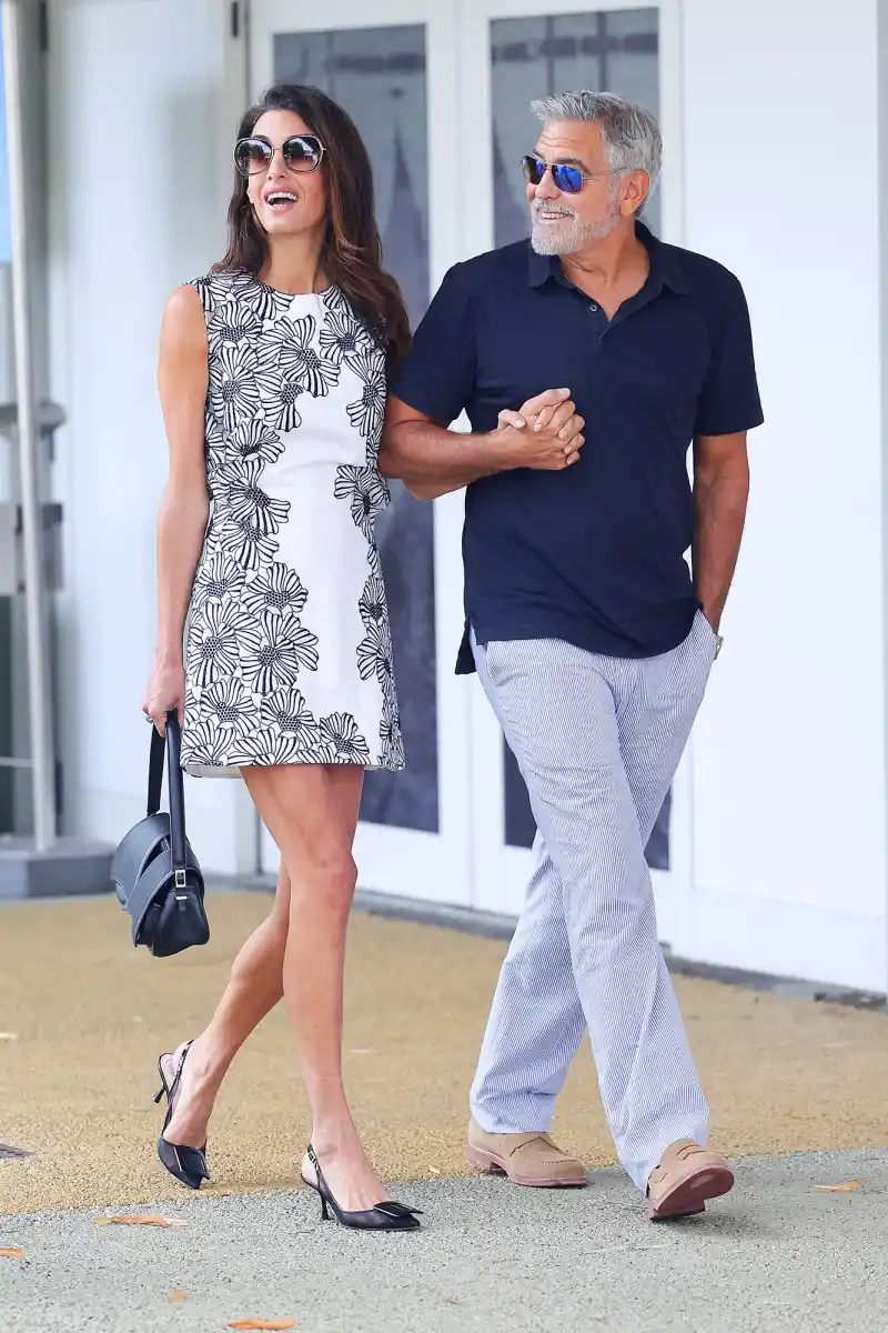 George Clooney and Amal Clooney Stylish Date Night Venice International Film Festival
