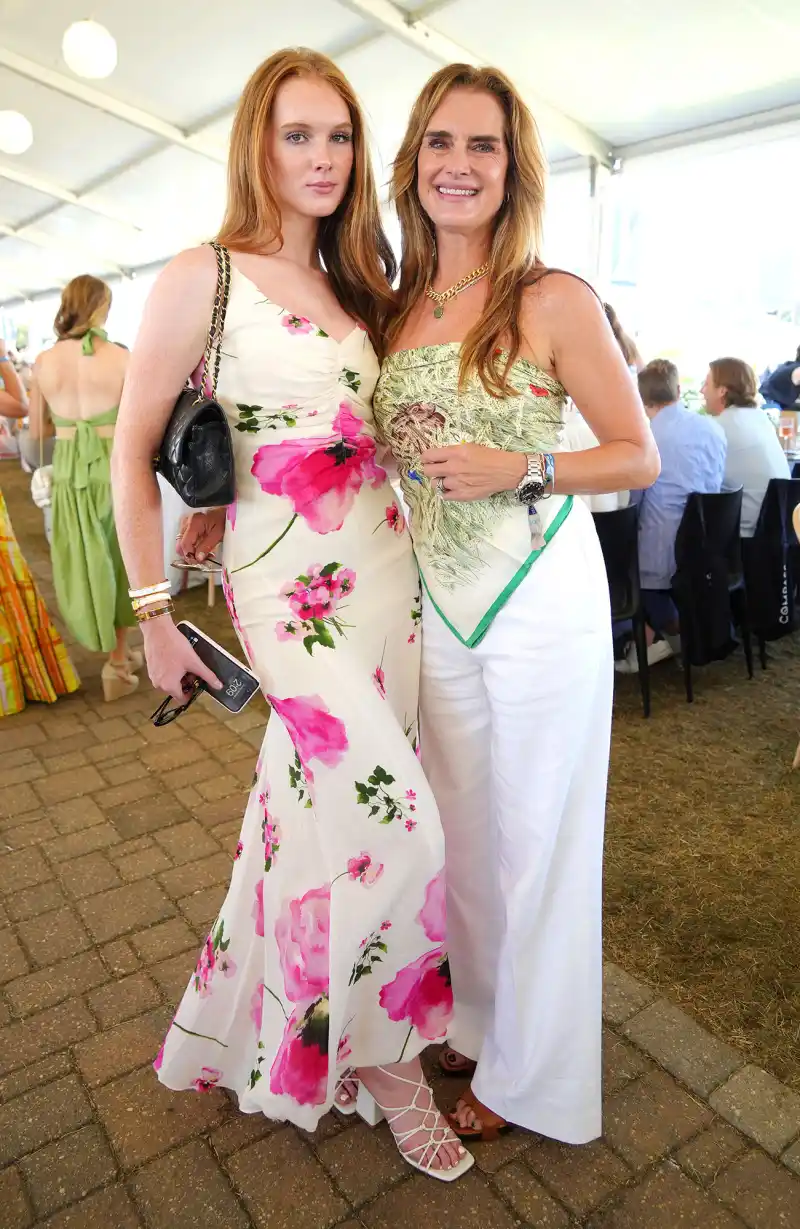 Grier Henchy and Brooke Shields Hot Pics 2023 Hampton Classic Horse Show Longines Grand Prix