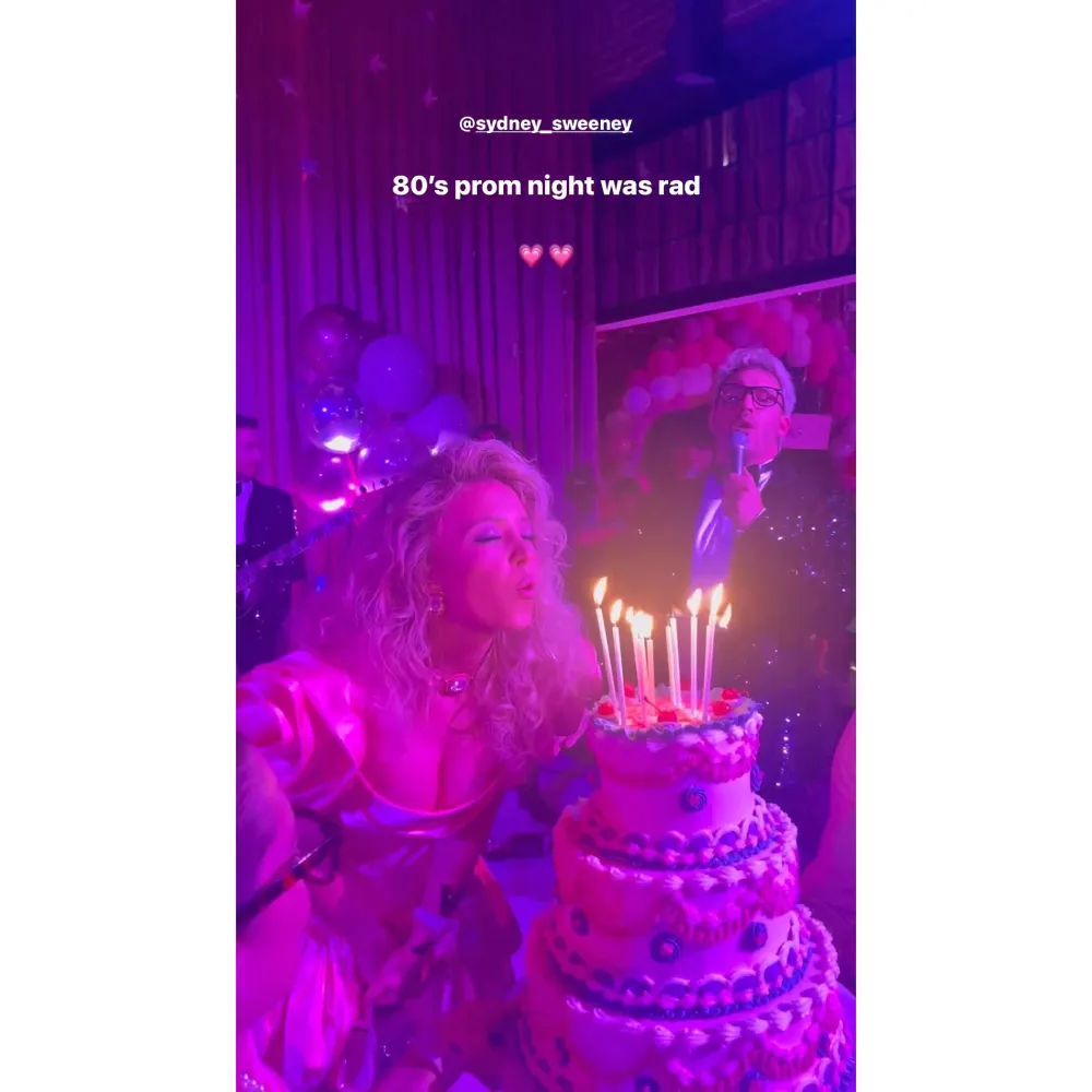 Inside Sydney Sweeney Prom-Themed Birthday Party
