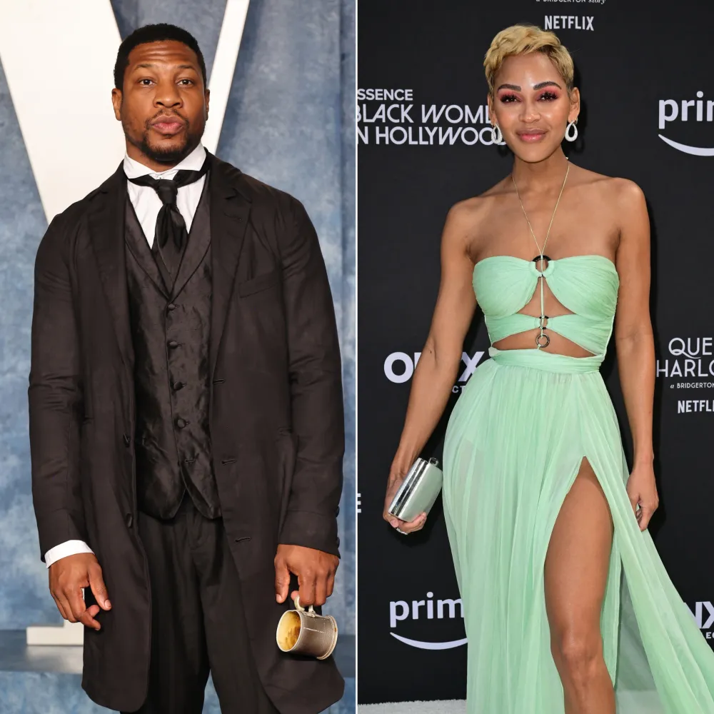 Jonathan Majors and Meagan Good