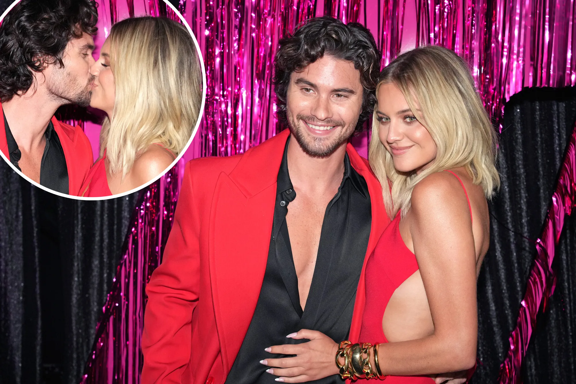 Kelsea Ballerini and Chase Stokes Show PDA on the 2023 MTV Video Music Awards Red Carpet